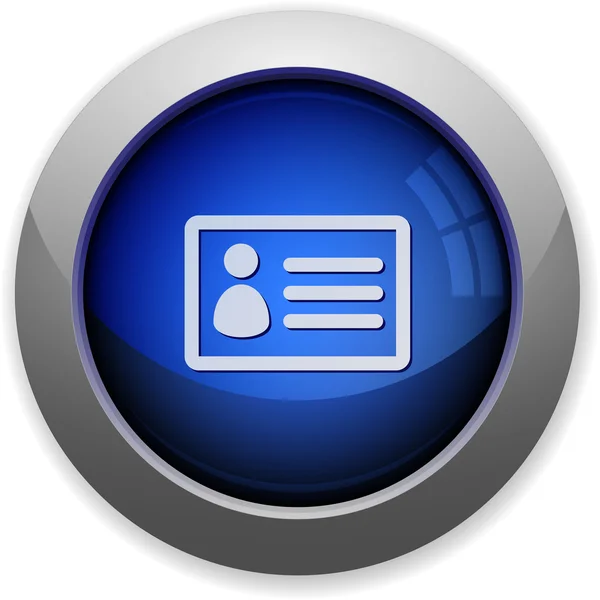 ID card button — Stock Vector