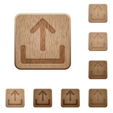 Ahşap düğmeleri upload