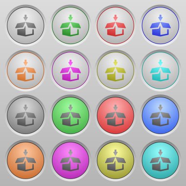 Paketi plastik düğmeler battı