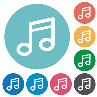 Düz müzik Not simgeler