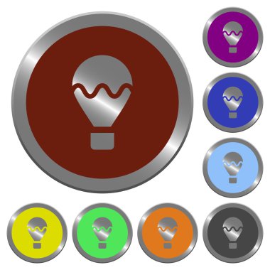 Renk hava balon düğmeleri