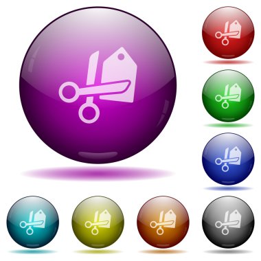 Fiyat kesme cam küre düğme