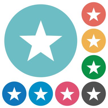 Düz favori simgeler