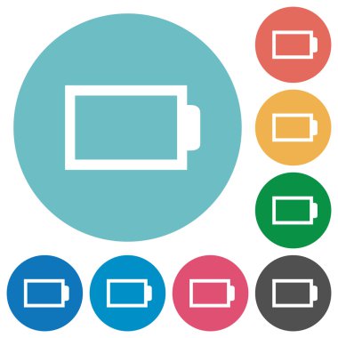 Daire boş pil simgelerinin