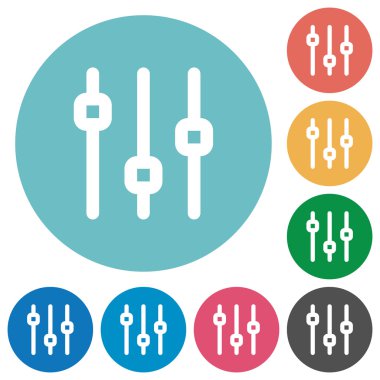 Düz dikey ayarlama simgeleri