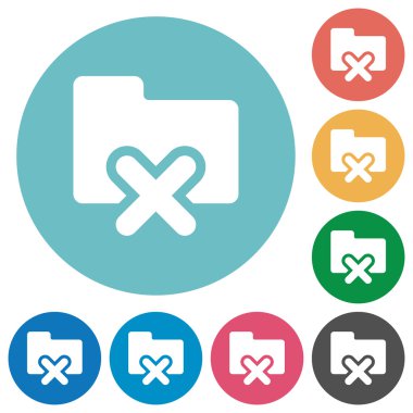 Kapalı klasör iptal simgeleri