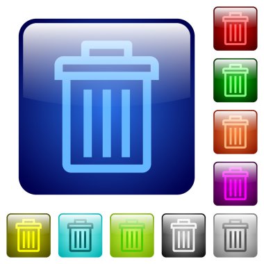 Renk silme kare düğmeleri