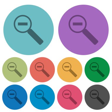 Renk düz simgeler uzaklaştırmak