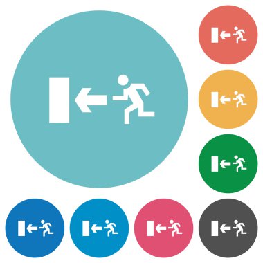 Düz çıkış simgeler