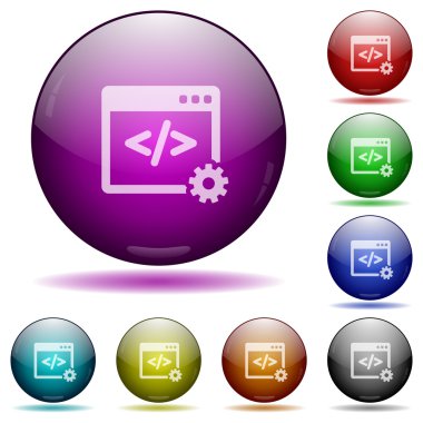 Web geliştirme Cam Küre düğmeleri
