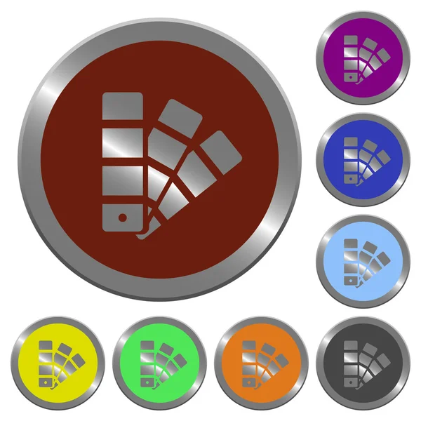 Couleur couleur swatch boutons — Image vectorielle