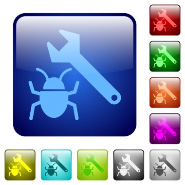 Renk hata kare düğmeleri sabitleme