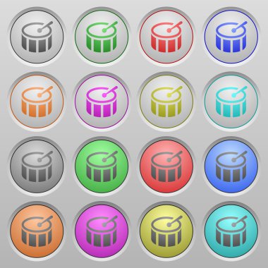 Davul plastik düğmeler battı