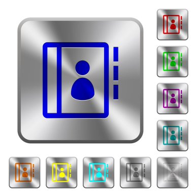 Çelik düğmeleri bağlantı kurar.