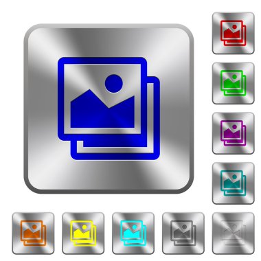 Çelik düğmeleri görüntüler