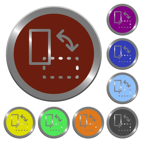 Cor girar botões elemento — Vetor de Stock