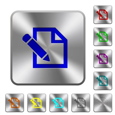 Çelik Düzenle düğmeler