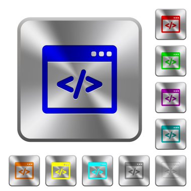 Çelik programlama kodu düğmeleri