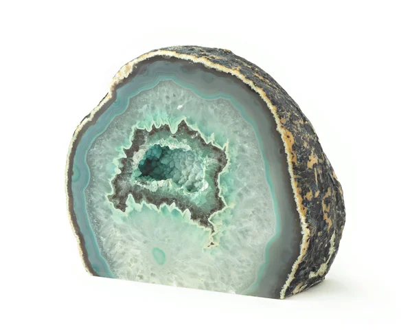 Bella roccia geode — Foto Stock