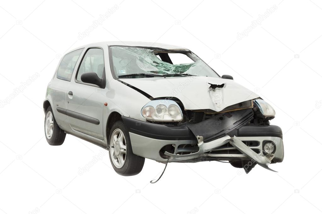 Wrecked car accident