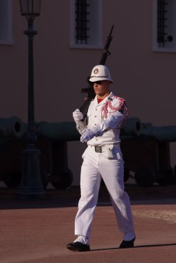 monaco Kraliyet Sarayı görev koru