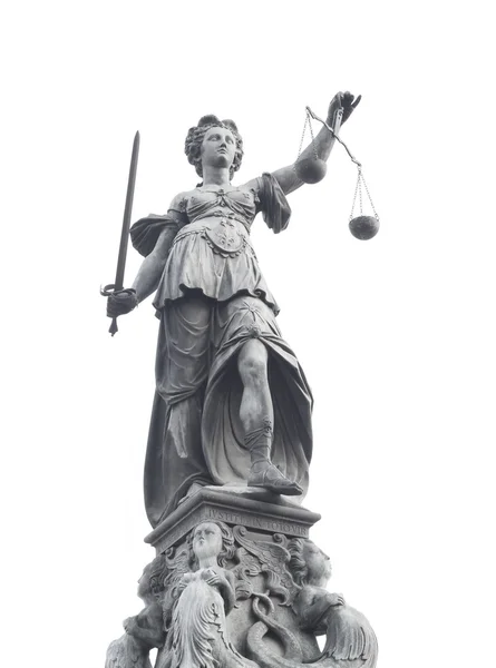 Estátua da senhora Justiça — Fotografia de Stock