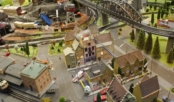 Scène miniature ville — Photo