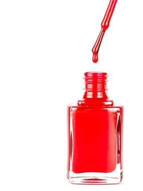 kırmızı oje portre