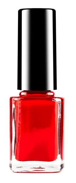 Esmalte de uñas rojo Primer plano —  Fotos de Stock