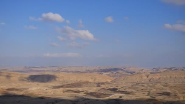 Wüste, Blick aus der Höhe — Stockvideo