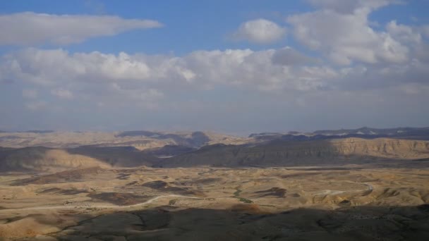 Desierto, vista desde las alturas — Vídeo de stock