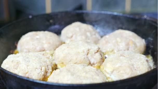 As costeletas de cozinha — Vídeo de Stock