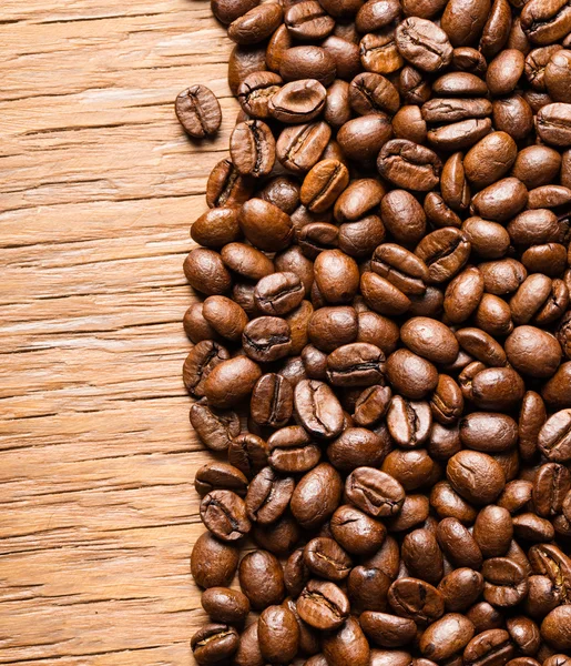 Fragrant fried coffee beans — Stock Photo, Image