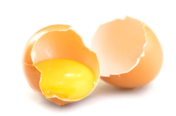 Törött csirke tojás — Stock Fotó