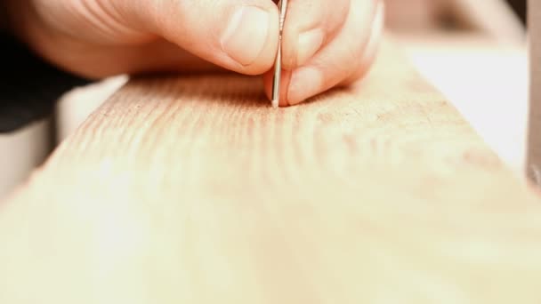 Travailleur à marteler dans les ongles 