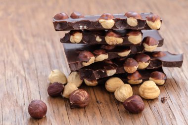 fındık ile sütlü çikolata 