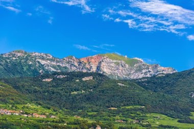 Pitoresk köy manzara 