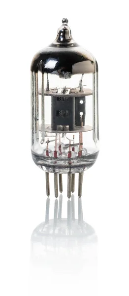 Radio Component Lamp Closeup White Isolated Background — Stock Photo, Image