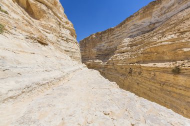  Negev Çölü dağ geçidi