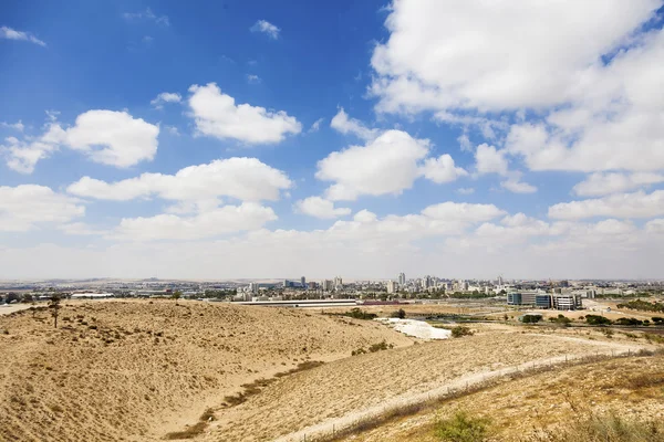 Landschap van de Negev-woestijn — Stockfoto