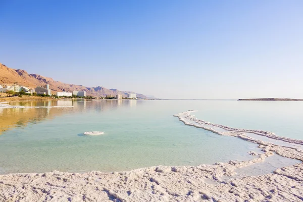 Пейзаж побережья Мертвого моря — стоковое фото