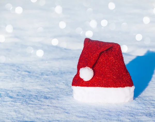 Різдвяна шапка з бубоном — стокове фото