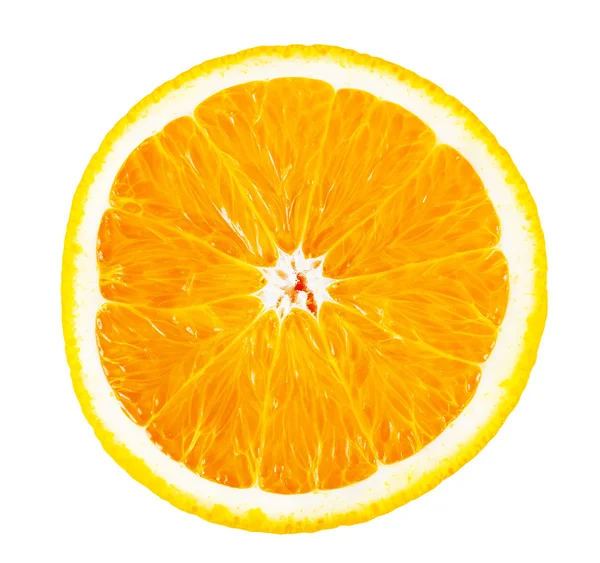 Ripe orange slice — Stock Photo, Image