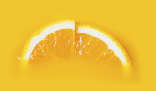 Two fresh a slice of orange — Stock Photo, Image