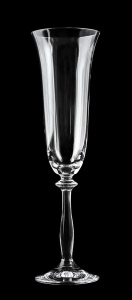 Un verre de champagne vide — Photo