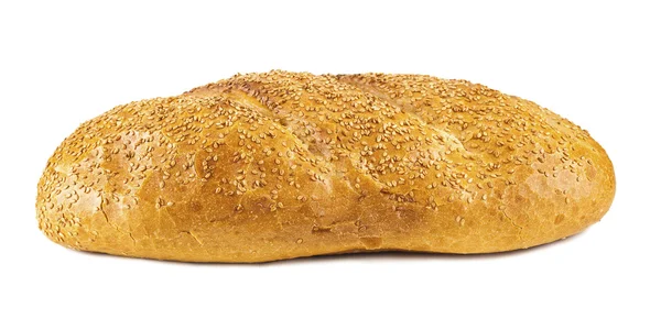 Biały chleb długo z sezamem — Zdjęcie stockowe