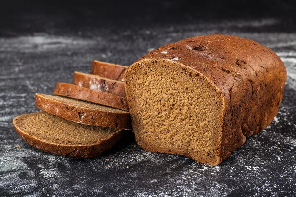 Pan rebanado negro — Foto de Stock