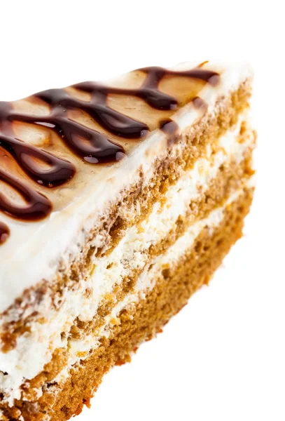 Ciocolata tort closeup — Fotografie, imagine de stoc