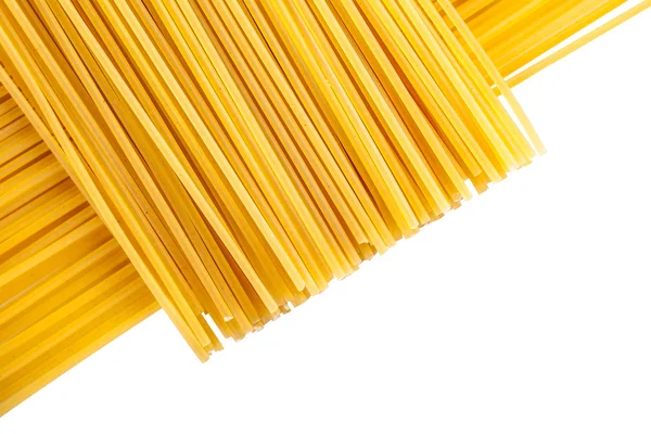 Pasta opgesteld in een rij — Stockfoto