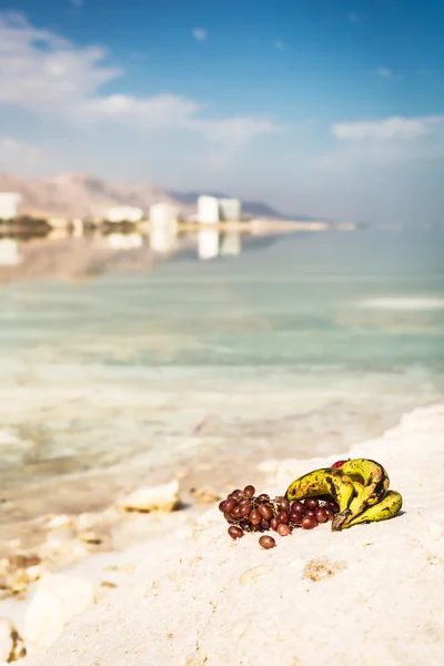 Meyve muz ve üzüm — Stok fotoğraf